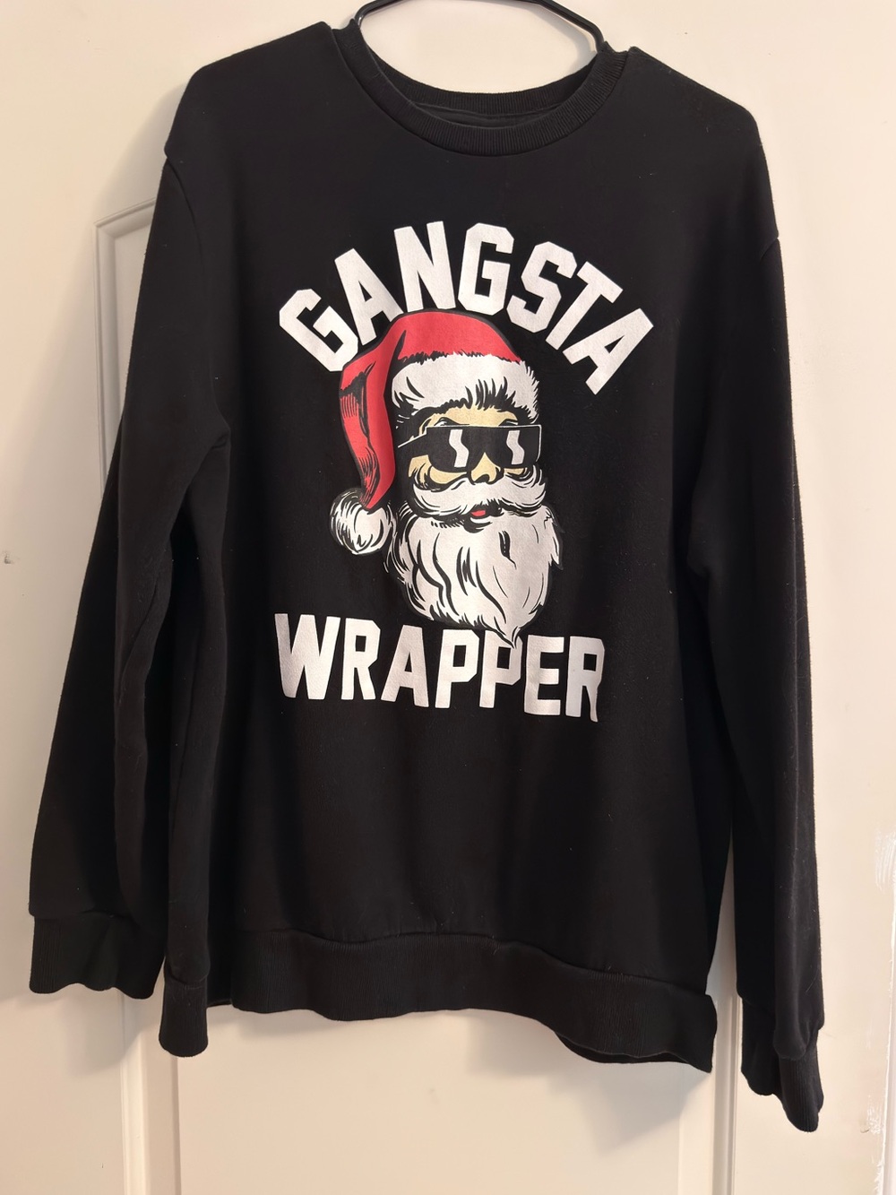 Gangsta Wrapper Santa Christmas Sweater